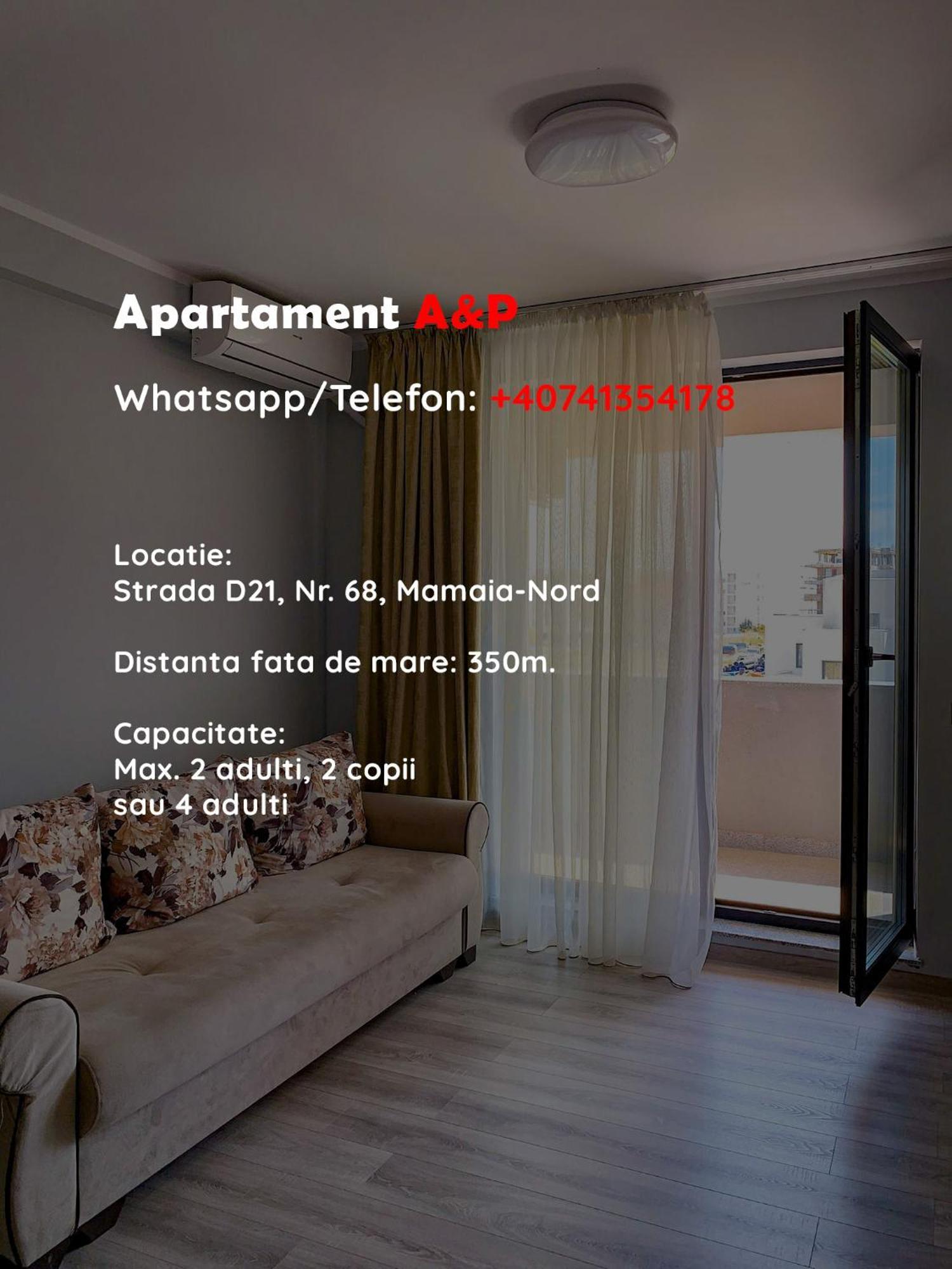 A&P Apartament Mamaia-Nord Năvodari Εξωτερικό φωτογραφία